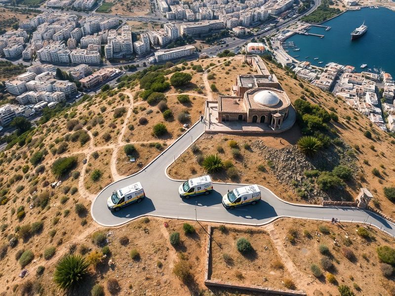 Malta Selmun Hill closed to traffic after collision