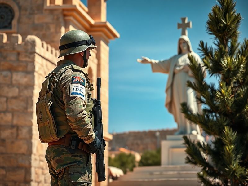 Malta Israel says image of soldier striking Jesus statue in Lebanon is authentic
