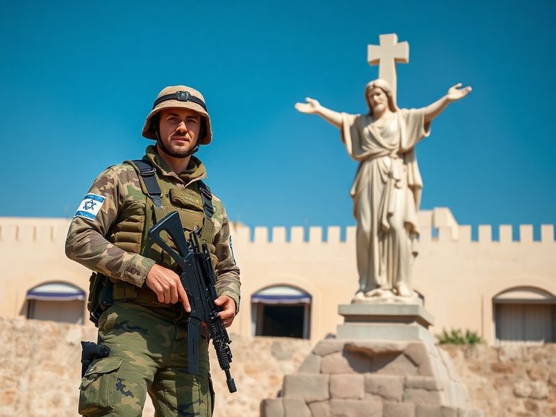 Malta Israel says image of soldier striking Jesus statue in Lebanon is authentic