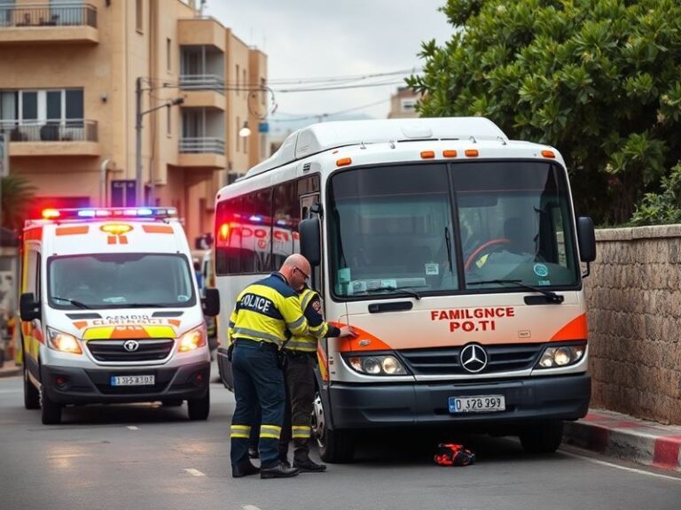 Malta Tourists injured as minibus crashes into a field in Marfa