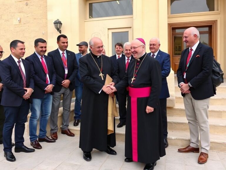 Malta Archbishop visits the GWU
