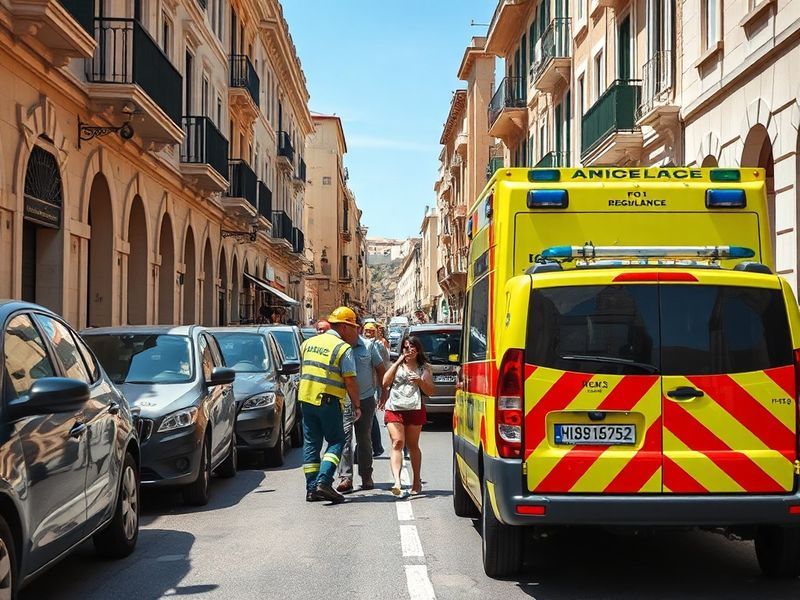 Malta Woman hit by truck in St Julian's