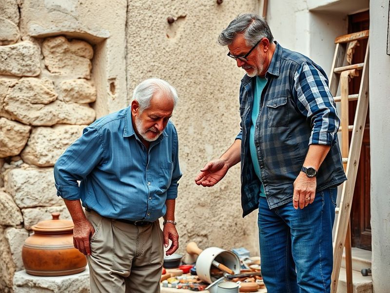 Malta Elderly man falls off ladder