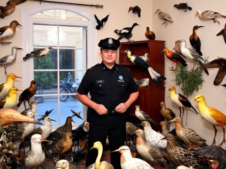 Malta Police uncover ‘largest collection of taxidermied birds'