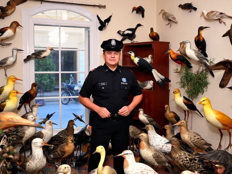 Malta Police uncover ‘largest collection of taxidermied birds'