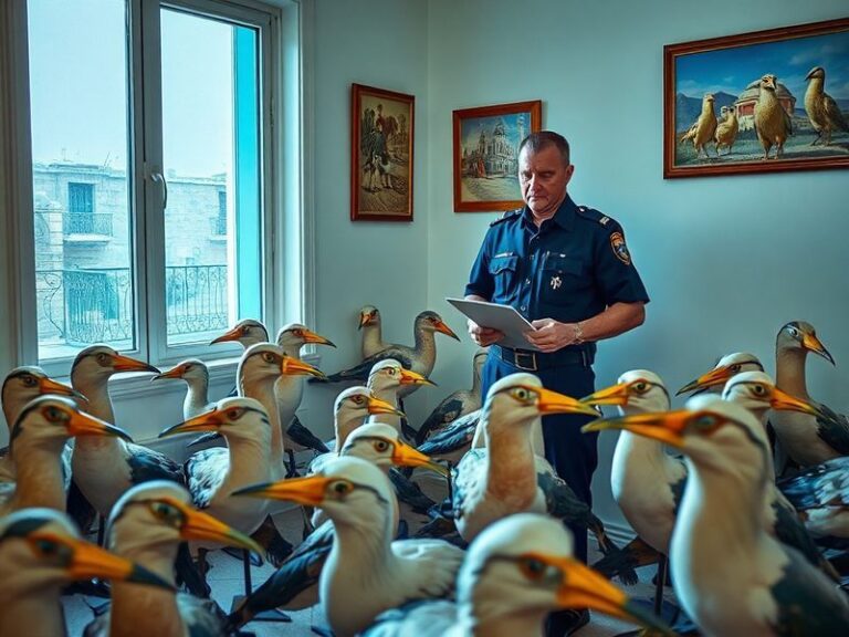 Malta Police uncover ‘largest collection of taxidermied birds'