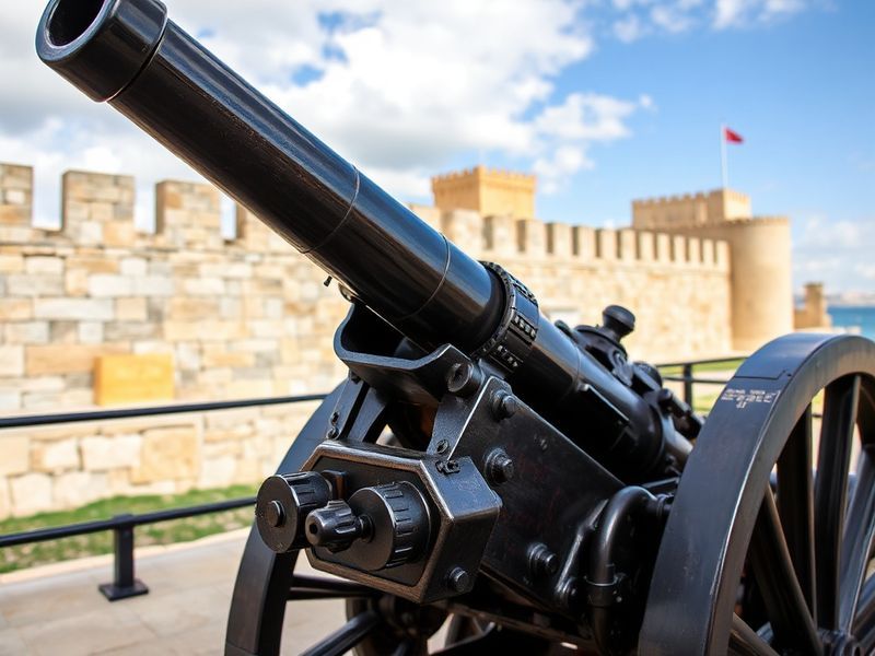 Malta World War I war trophies at the National War Museum