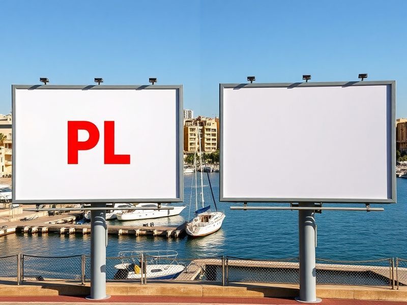 Malta PL, PN exchange billboard blows over energy subsidies