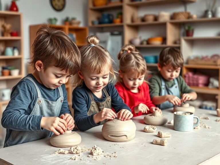 Malta Workshop for children on how to craft clay vases