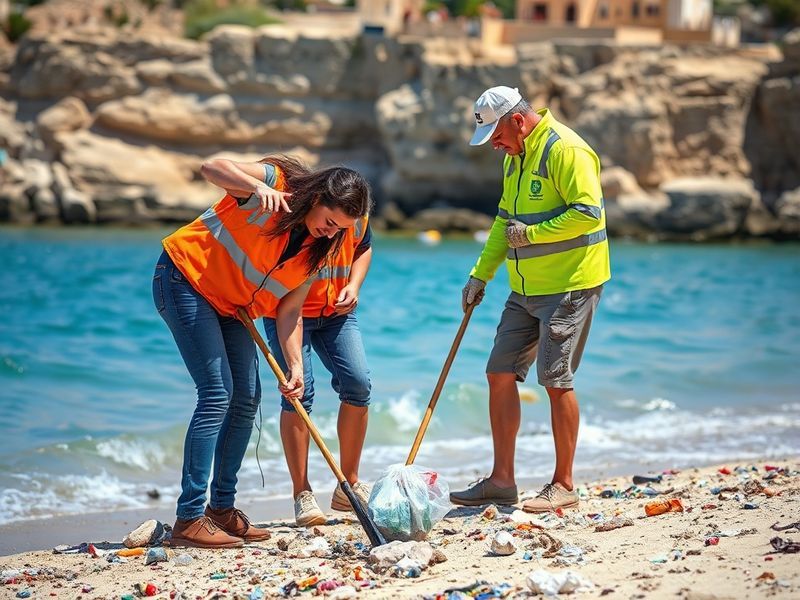 Malta 50kg of waste cleared from Pretty Bay as cleanup campaign kicks off