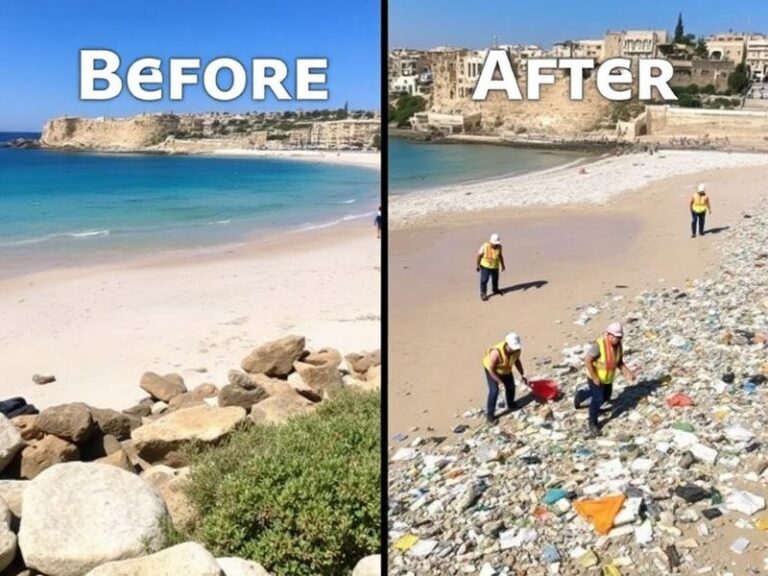 Malta 50kg of waste cleared from Pretty Bay as cleanup campaign kicks off