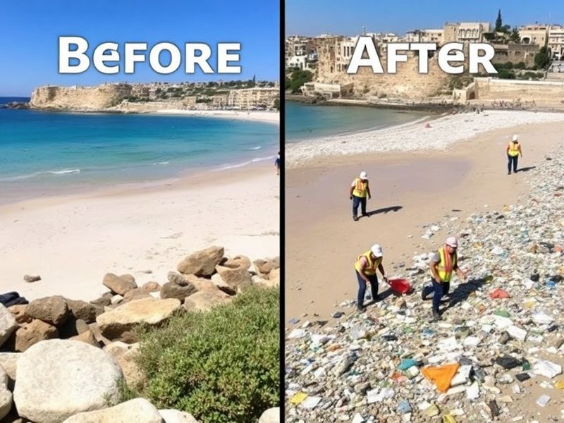 Malta 50kg of waste cleared from Pretty Bay as cleanup campaign kicks off