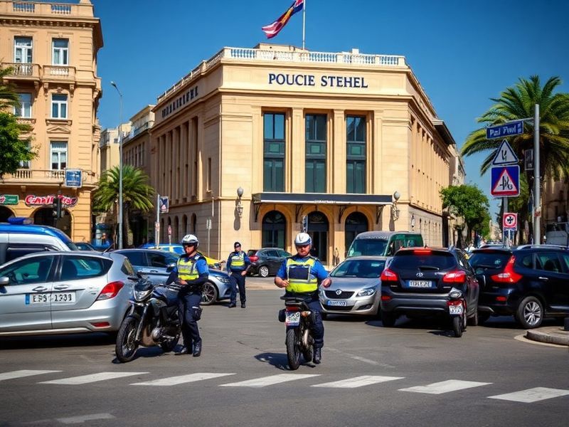 Malta It takes up to nine transport officers to ‘assist’ traffic next to PL HQ