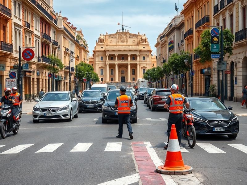 Malta It takes up to nine transport officers to ‘assist’ traffic next to PL HQ
