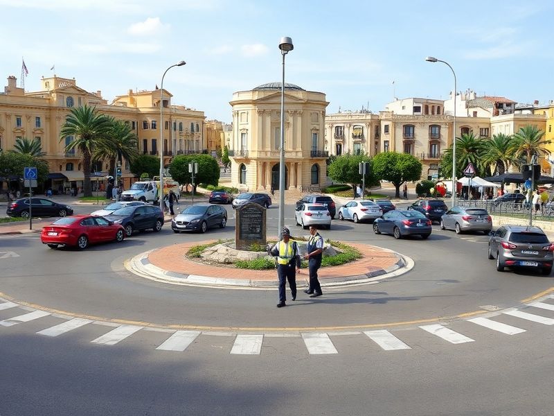 Malta It takes up to nine transport officers to ‘assist’ traffic next to PL HQ