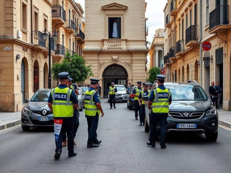 Malta It takes up to nine transport officers to ‘assist’ traffic next to PL HQ