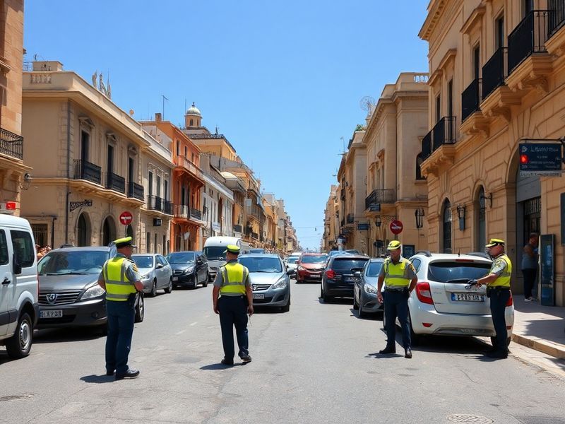 Malta It takes up to nine transport officers to ‘assist’ traffic next to PL HQ