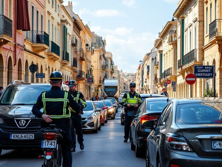 Malta It takes up to nine transport officers to ‘assist’ traffic next to PL HQ