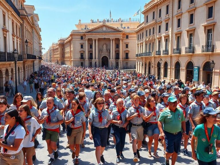 Malta 5,000 participate in annual Scout and Guide parade