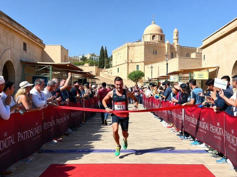 Malta Man completes 100-kilometre run around Ta’ Qali for charity