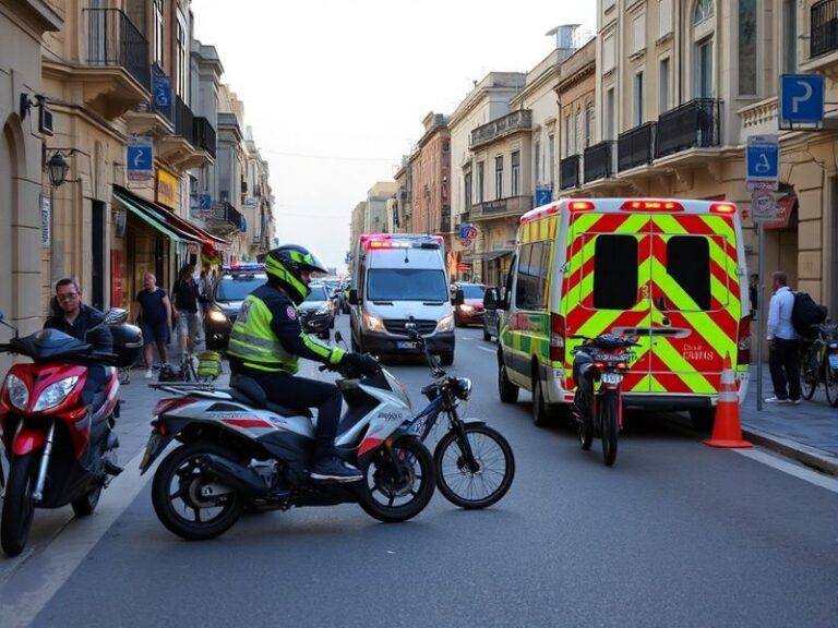 Malta Two children seriously injured in crash between motorbike and bicycle