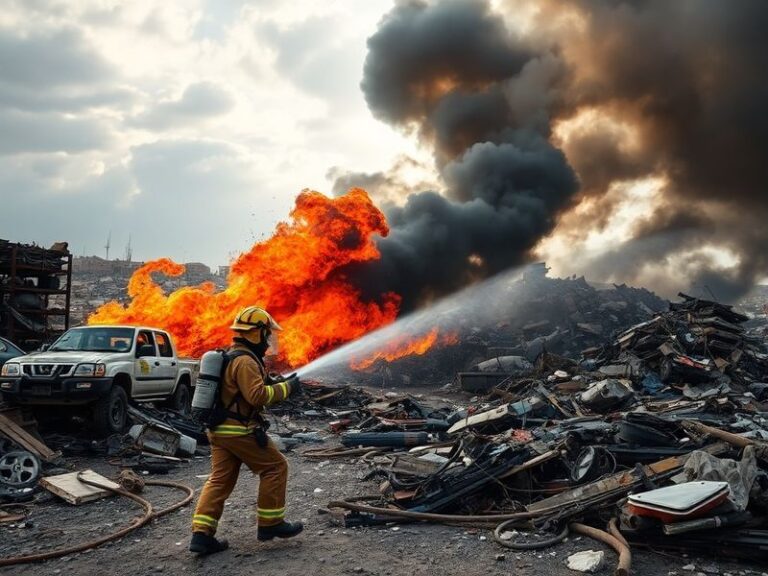 Malta Three scrapyard fires in six months: Engineers urge mandatory inspections