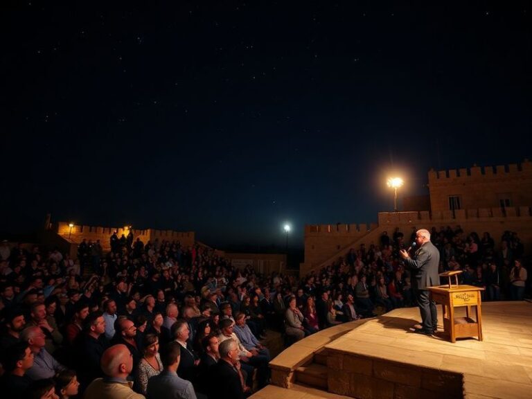Malta Public talk and book launch at Il-Ħaġar by retired US Army officer