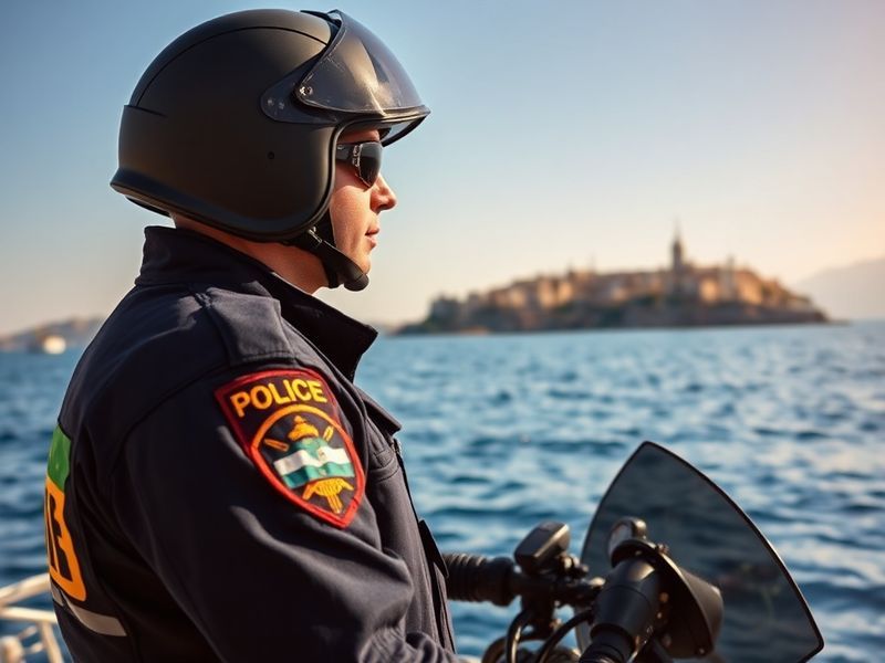 Malta Maltese police officers conducting immigration patrols, rescues in Greece
