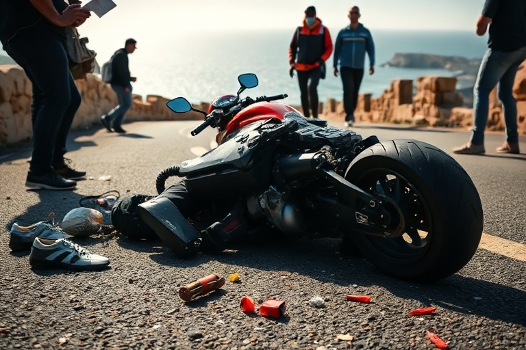 Malta Gozo Motorcycle Crash: Rider Injured Near Victoria Citadel