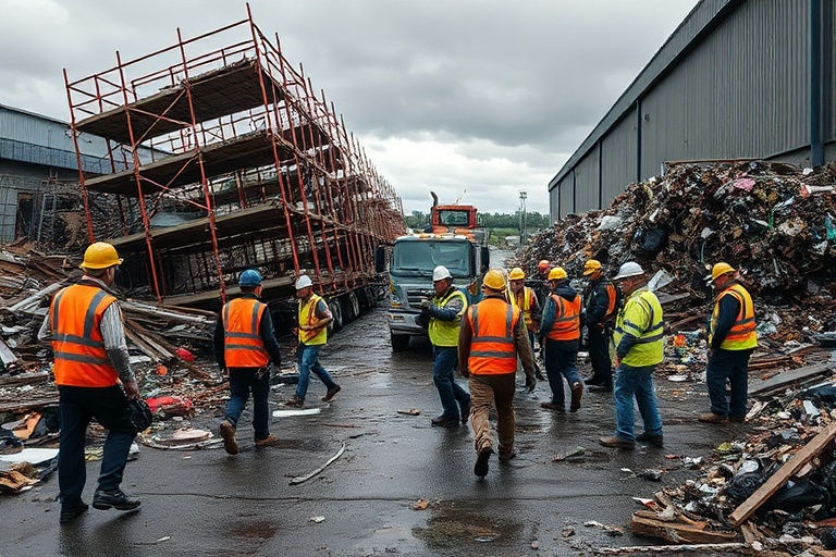 Malta Scaffolding Collapse Injures Workers at Birkirkara Recycling Facility