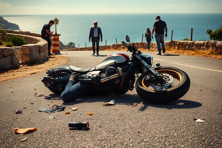Malta Gozo Motorcycle Crash: Rider Injured