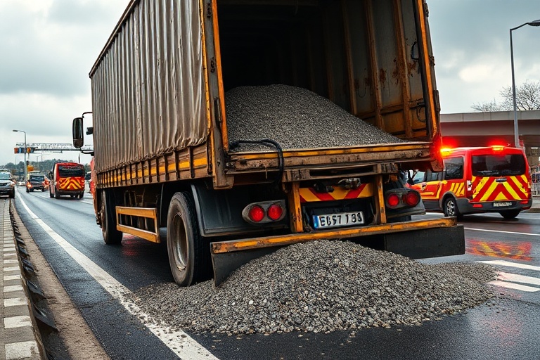 Malta Gravel Deluge: Lija Traffic Snarled by Truck Spill