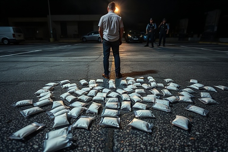 Malta 100 Synthetic Drugs Sachets Seized in Qormi Parking Lot