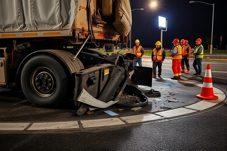 Malta Lija Roundabout Resurfacing: A Truck’s Tale of Damage and Repair