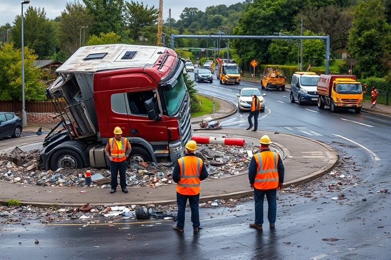 Malta Lija Roundabout to Get Smooth Makeover After Truck Crash