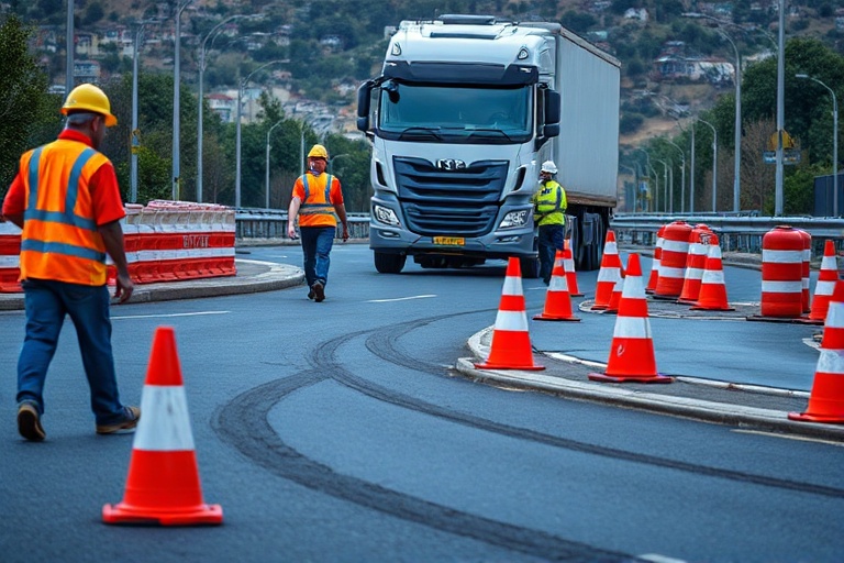 Malta Lija Roundabout Gets Facelift After Truck Crash