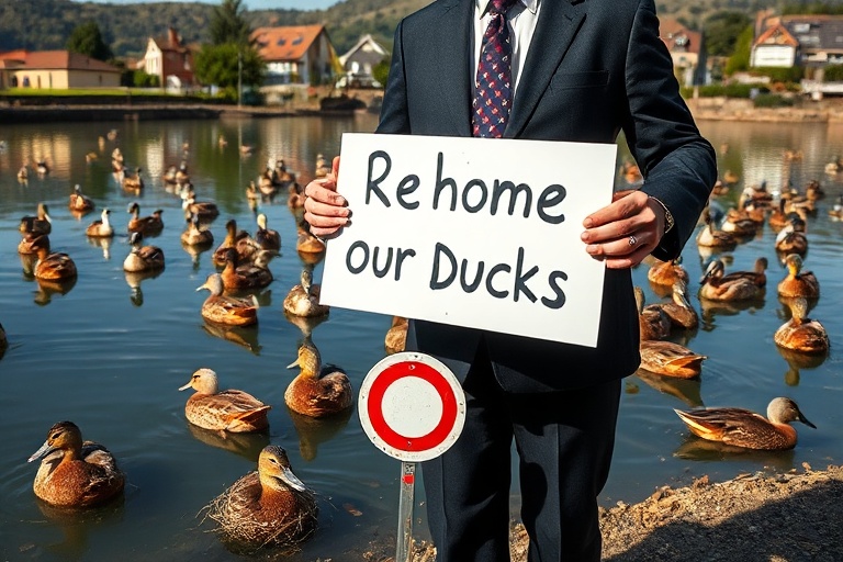 Malta Marsa’s Ducks Need Your Help: Council Issues Urgent Appeal