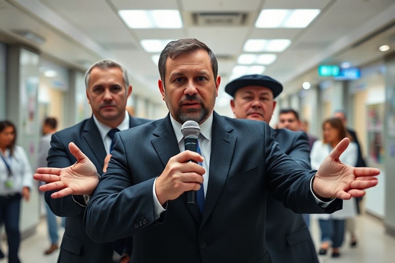 Malta Delia Blocked from Filming at St Luke’s: A Political Stunt or Genuine Concern?