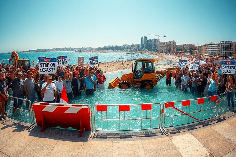 Malta Sliema Lido Land Reclamation Plans Spark Outcry