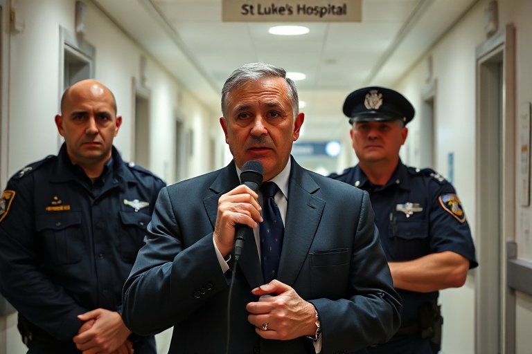 Malta Adrian Delia Blocked from Filming at St Luke’s Hospital