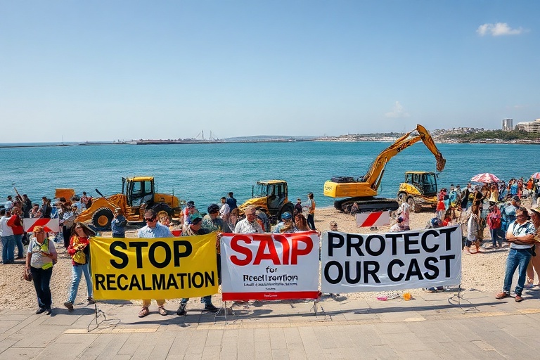Malta Sliema Lido Land Reclamation: NGOs Sound Alarm