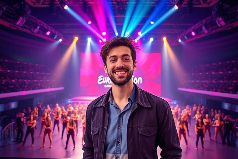 Malta Aidan Lights Up Eurovision Semi-Final Tonight