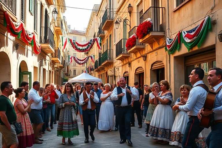 Malta Vittoriosa Fêtes Italo-Maltese Heritage