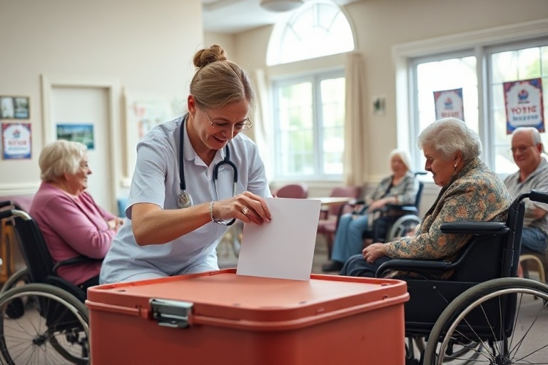 Malta Mobile Voting Units Bring Democracy to Hospital Beds & Elderly Homes