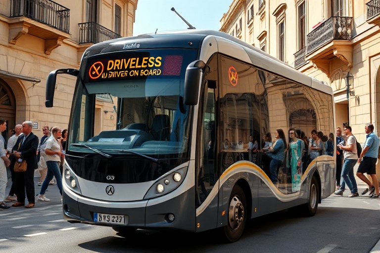 Malta Malta’s First Driverless Bus Hits the Roads