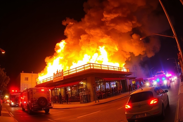 Malta St Julian’s Restaurant Fire Causes Traffic Chaos