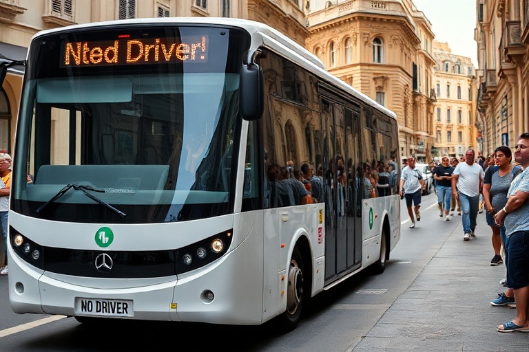 Malta Malta’s First Driverless Bus Hits the Roads