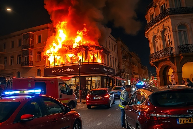 Malta St Julian’s Blaze Causes Traffic Chaos