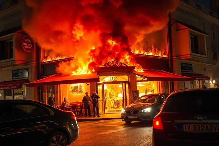 Malta St Julian’s Restaurant Fire Causes Traffic Chaos