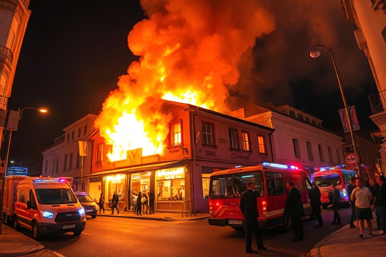 Malta St Julian’s Fire: Restaurant Blaze Causes Traffic Chaos